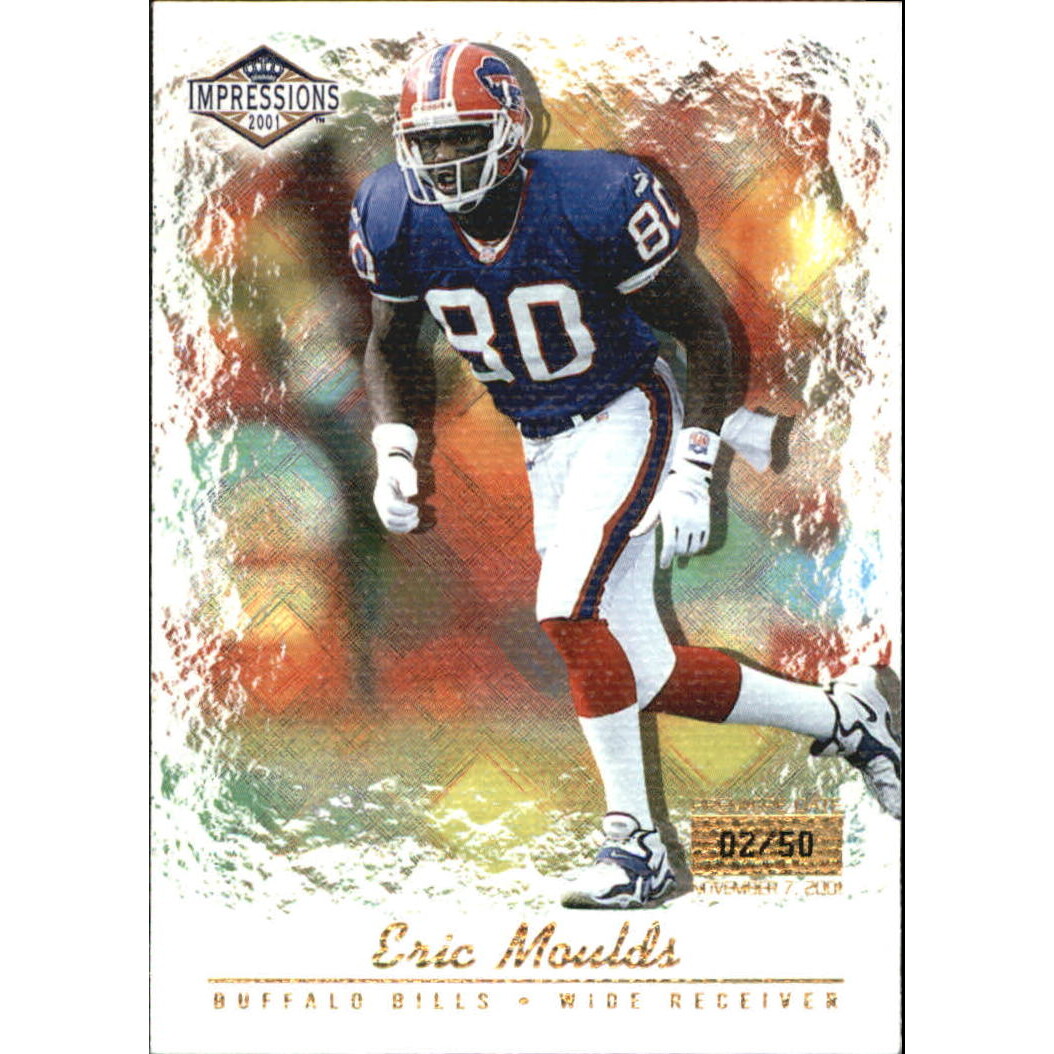 2001 Pacific Impressions Premiere Date #18 Eric Moulds