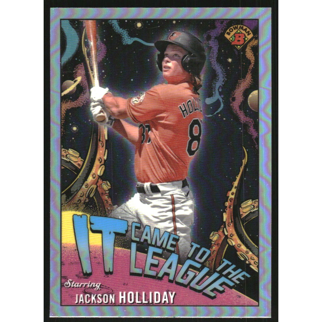 2023 Bowman Chrome It Came for the League #CFL9 Jackson Holliday