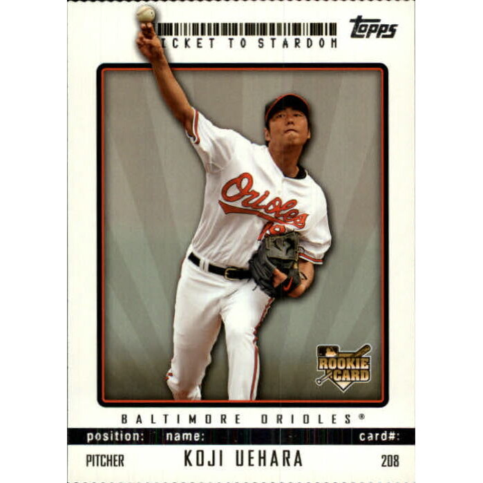 2009 Topps Ticket to Stardom Perforated #208 Koji Uehara