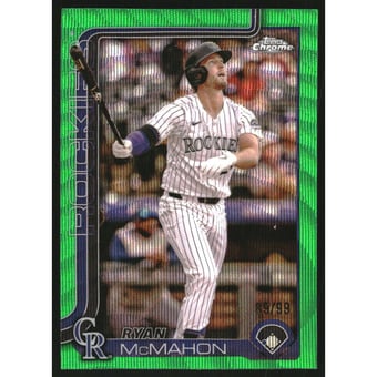 2025 Topps Chrome Green Wave Refractors #66 Ryan McMahon