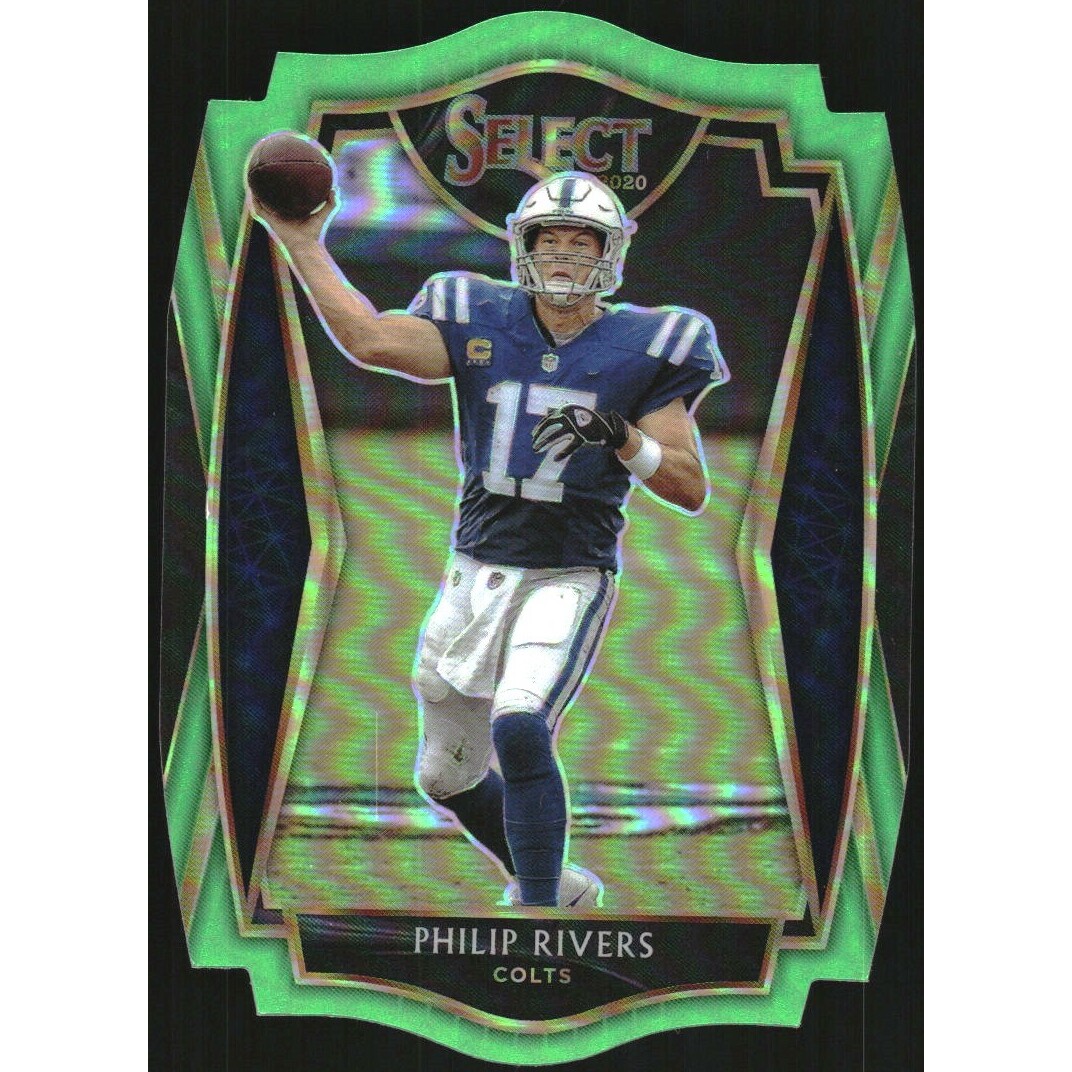 2020 Select Prizm Neon Green Die Cut #129 Philip Rivers