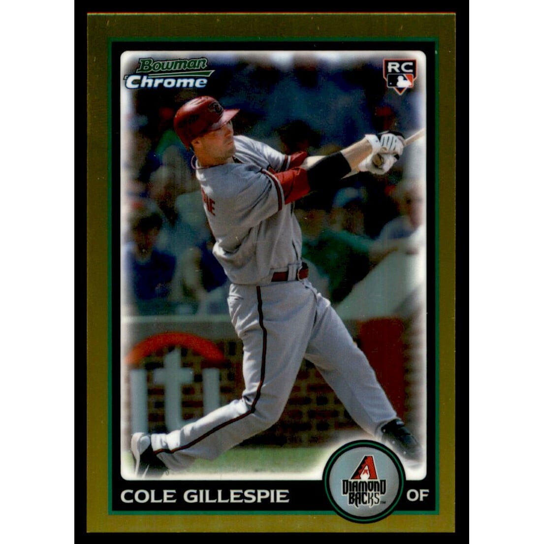 2010 Bowman Chrome Draft Gold Refractors #BDP101 Cole Gillespie. rookie card picture