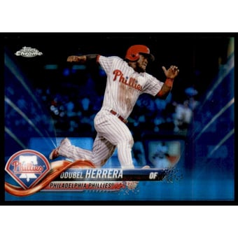 2018 Topps Chrome Blue Refractors #46 Odubel Herrera