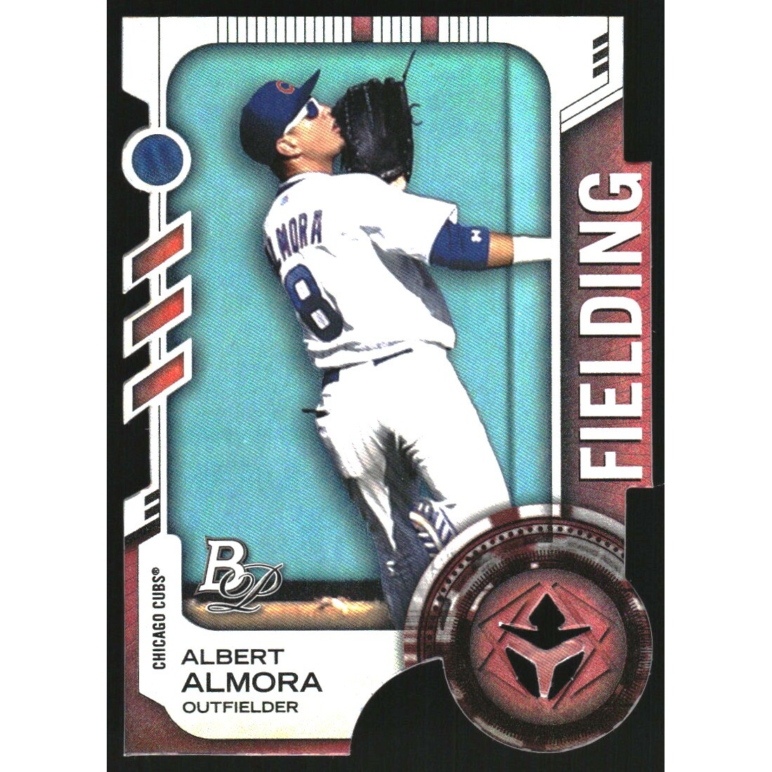2014 Bowman Platinum Five Tool Die Cuts #5TDCAA Albert Almora. rookie card picture