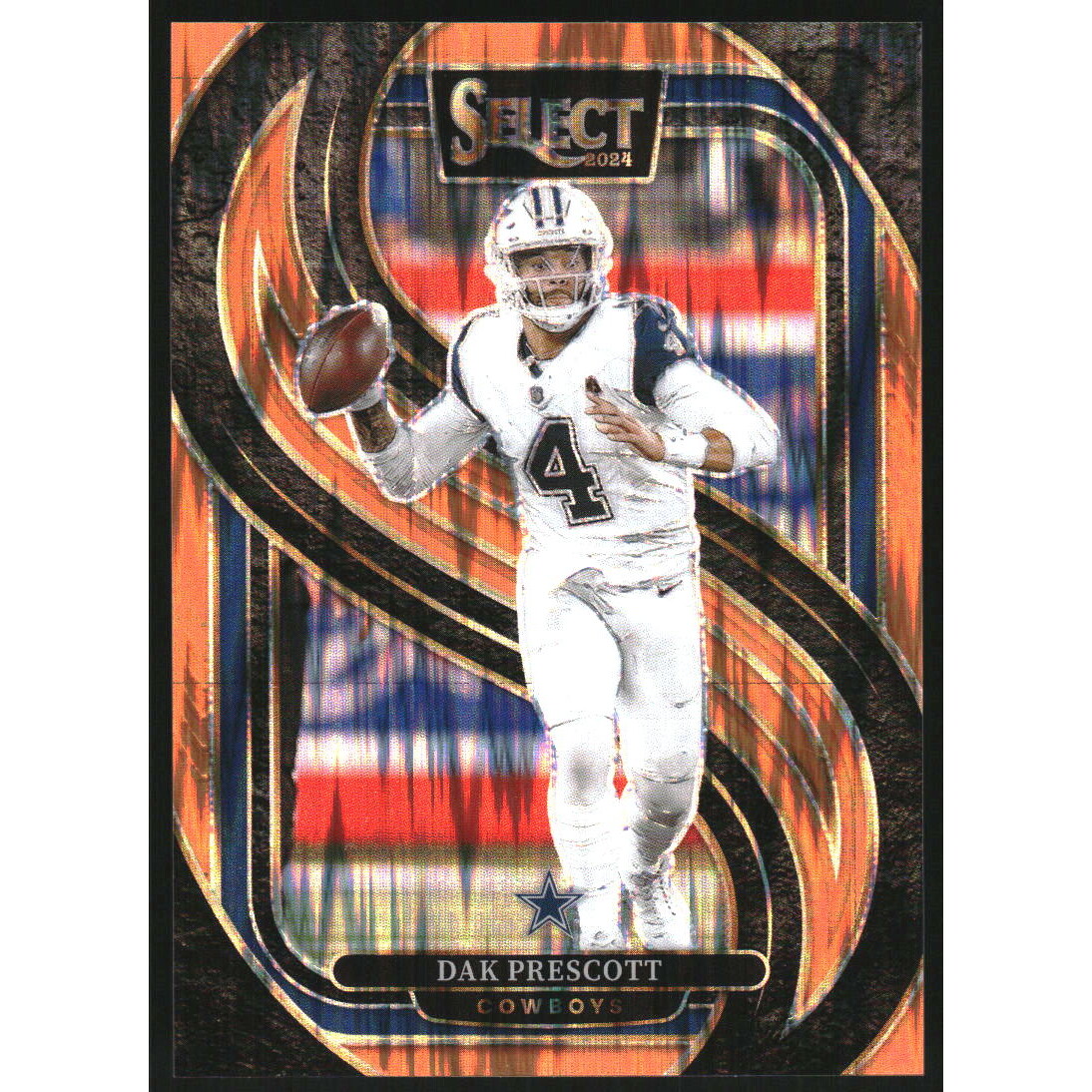 2024 Select Prizm Orange Shock #125 Dak Prescott/399