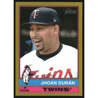 2025 Topps Heritage Chrome Gold Refractors #74 Jhoan Duran