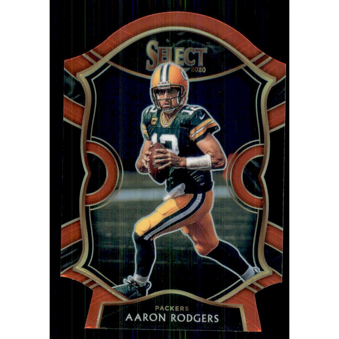 2020 Select Prizm Red Die Cut #12 Aaron Rodgers