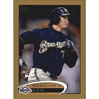 2012 Topps Mini Gold #507 Norichika Aoki