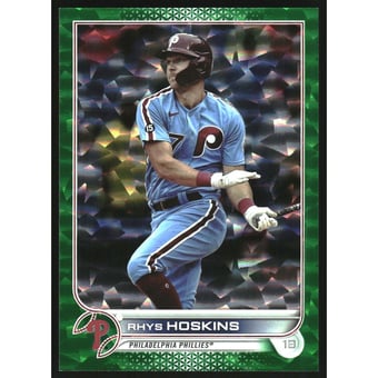 2022 Topps Green Foilboard #523 Rhys Hoskins