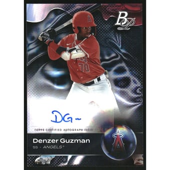 2023 Bowman Platinum Top Prospects Autographs #TOP51 Denzer Guzman