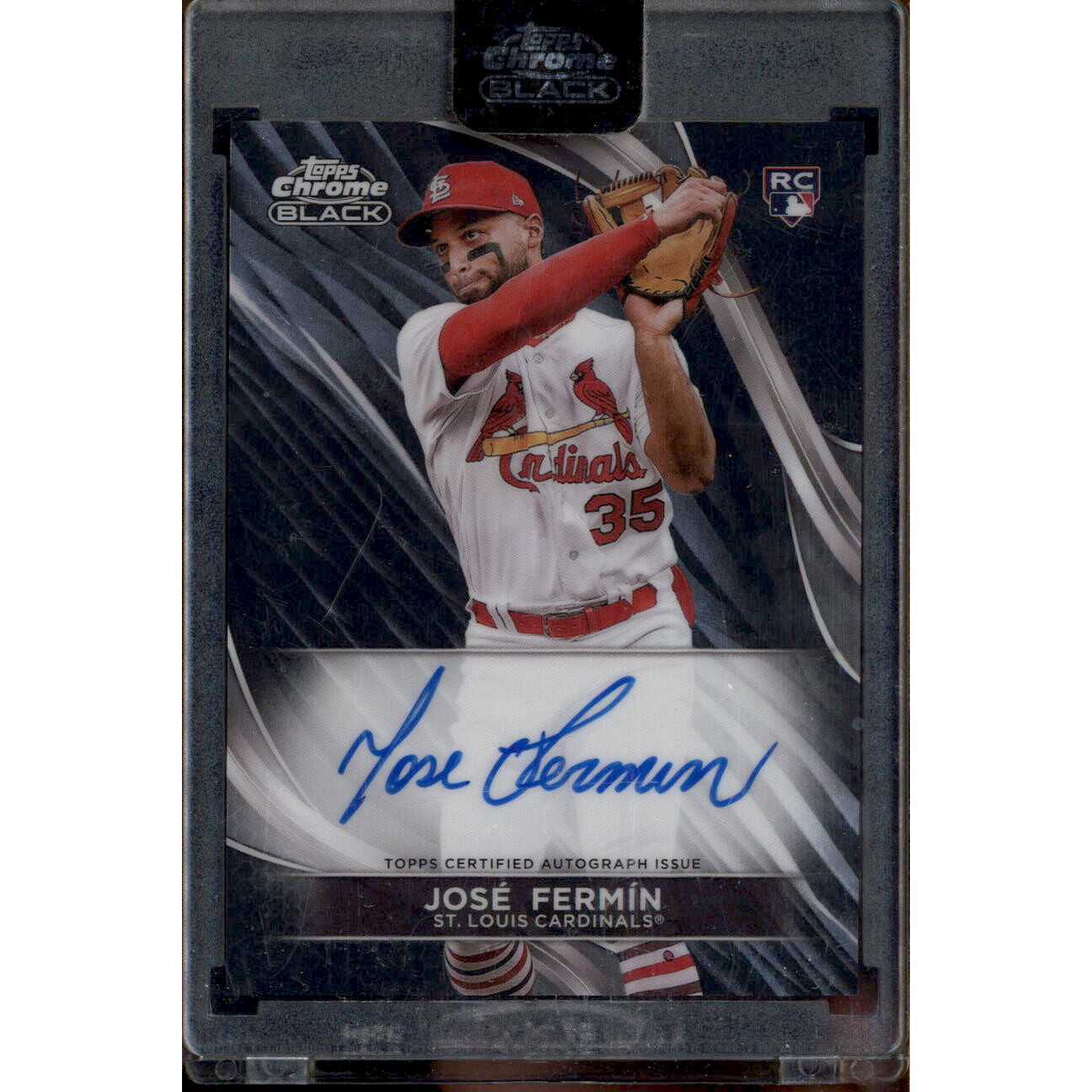 2024 Topps Chrome Black Autographs #CBAJF Jose Fermin. rookie card picture