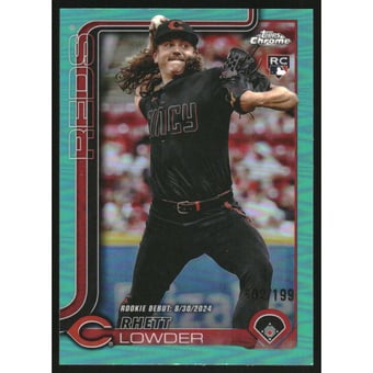 2025 Topps Chrome Update Aqua Refractors #USC110 Rhett Lowder