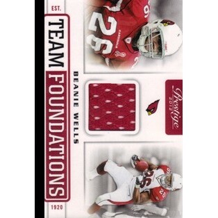 2012 Prestige Team Foundations Materials #2 Beanie Wells/249