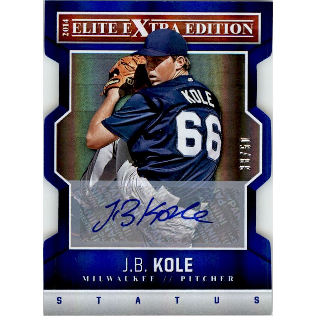 2014 Elite Extra Edition Signature Status Blue #88 J.B. Kole
