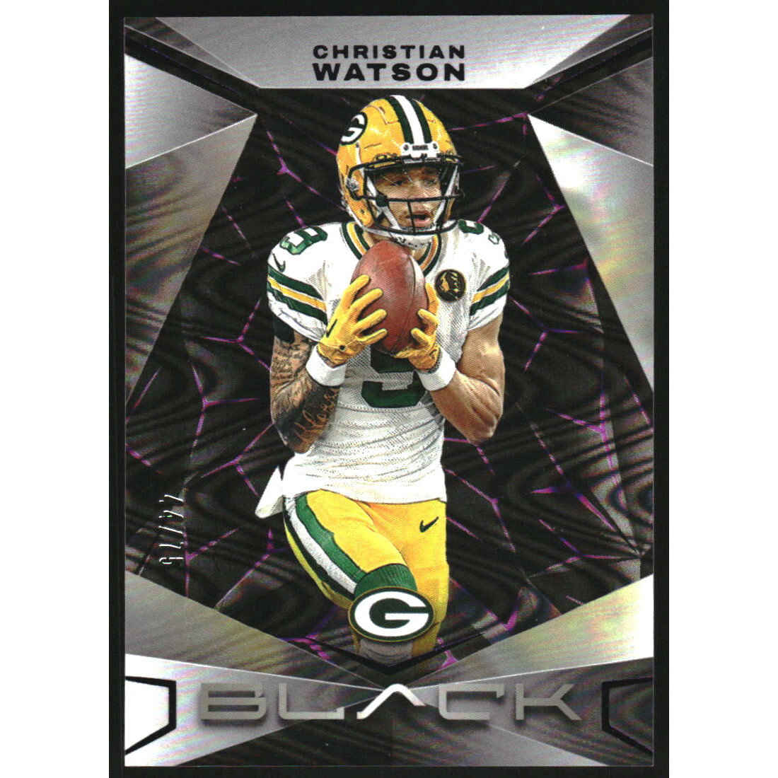 2024 Panini Black Royal #40 Christian Watson 2024 Panini Black Royal #40 Christian Watson