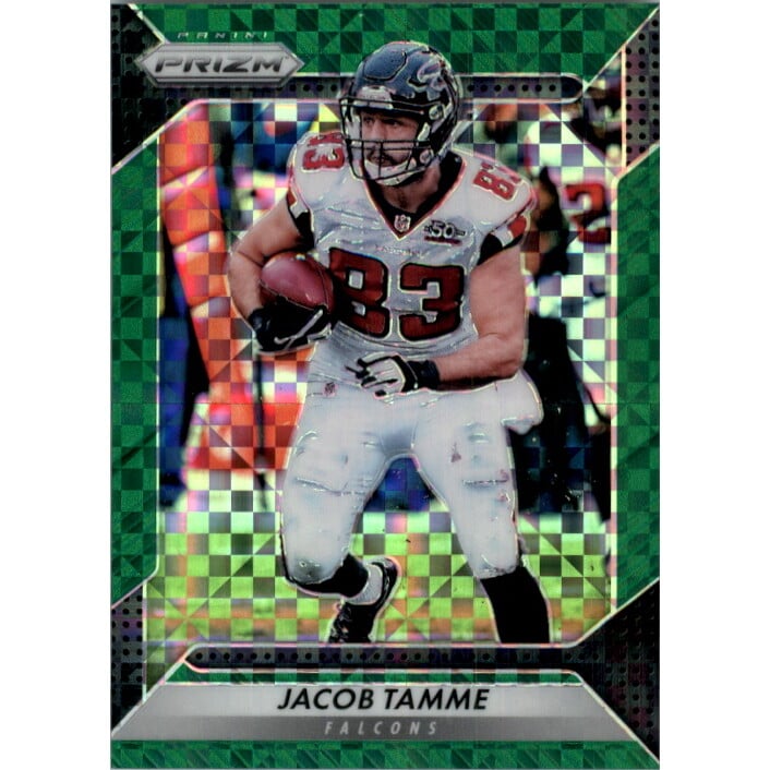 2016 Panini Prizm Prizms Green Power #41 Jacob Tamme. rookie card picture