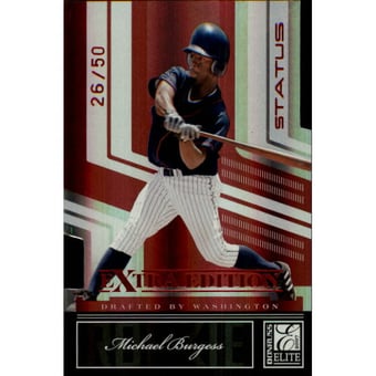 2007 Donruss Elite Extra Edition Status #121 Michael Burgess