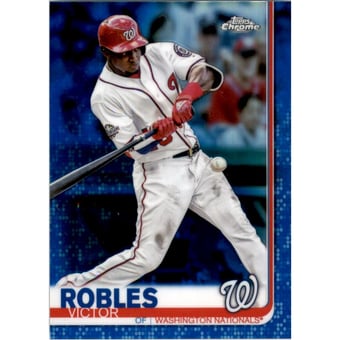 2019 Topps Chrome Blue Refractors #33 Victor Robles