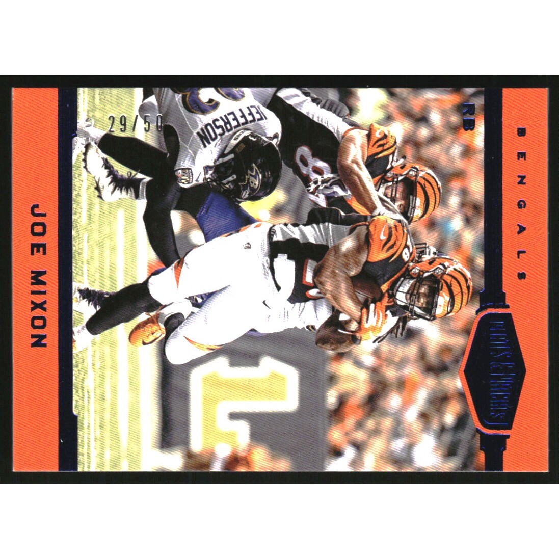 2018 Panini Plates and Patches Blue #39 Joe Mixon