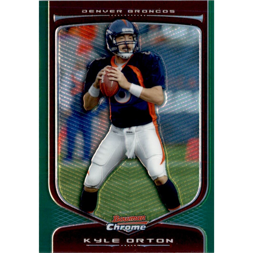 2009 Bowman Chrome Green Refractors #21 Kyle Orton 2009 Bowman Chrome Green Refractors #21 Kyle Orton