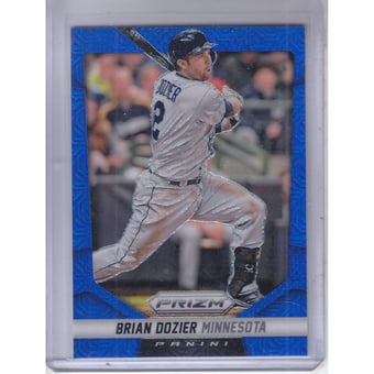 2014 Panini Prizm Prizms Blue Mojo #86 Brian Dozier