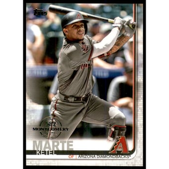 2019 Topps Factory Set 582 Montgomery #365 Ketel Marte