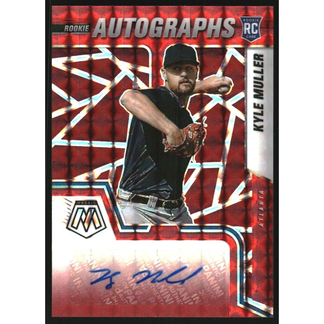 2022 Panini Mosaic Rookie Autographs Mosaic Choice Fusion #5 Kyle Muller