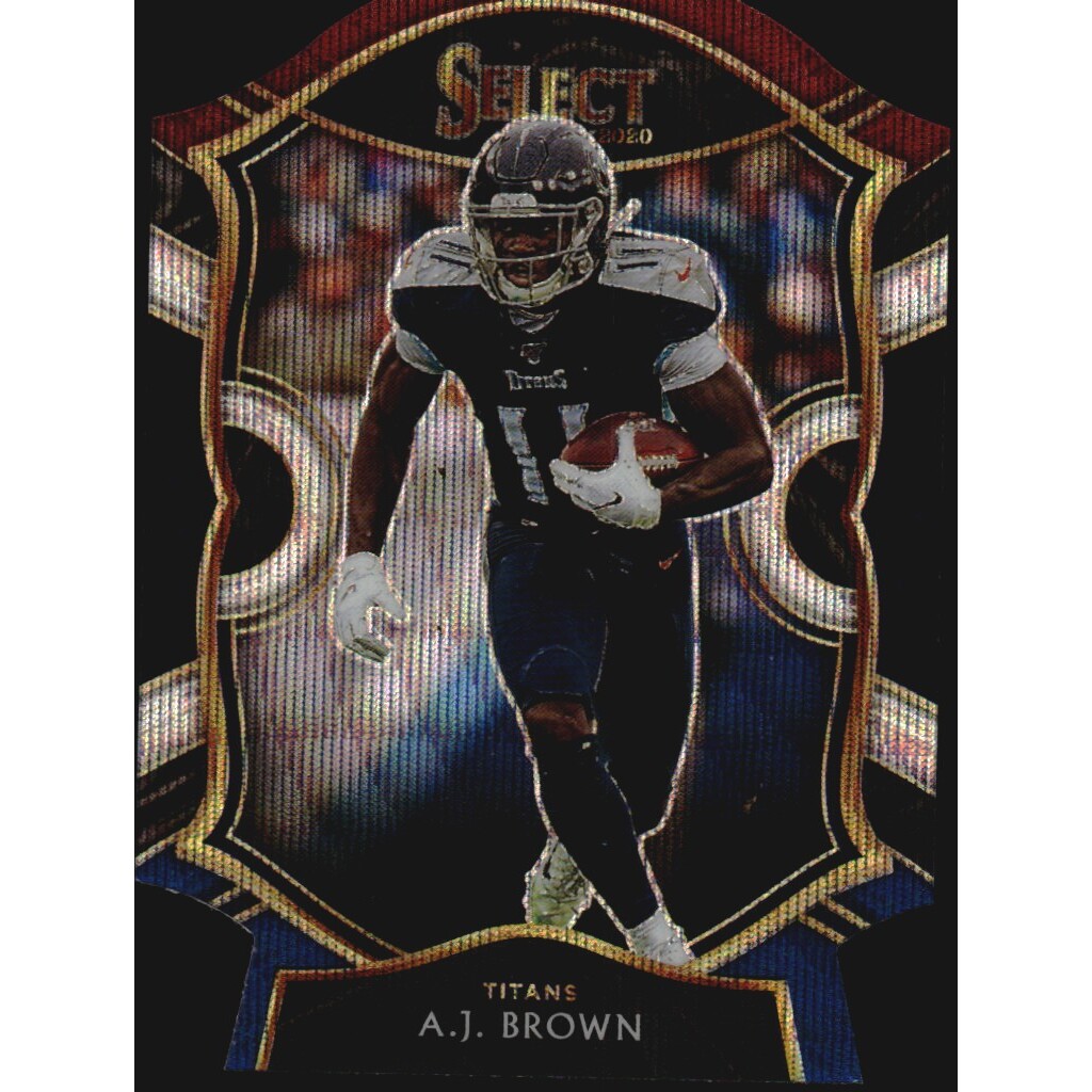 2020 Select Prizm Tri Color Die Cut #43 A.J. Brown