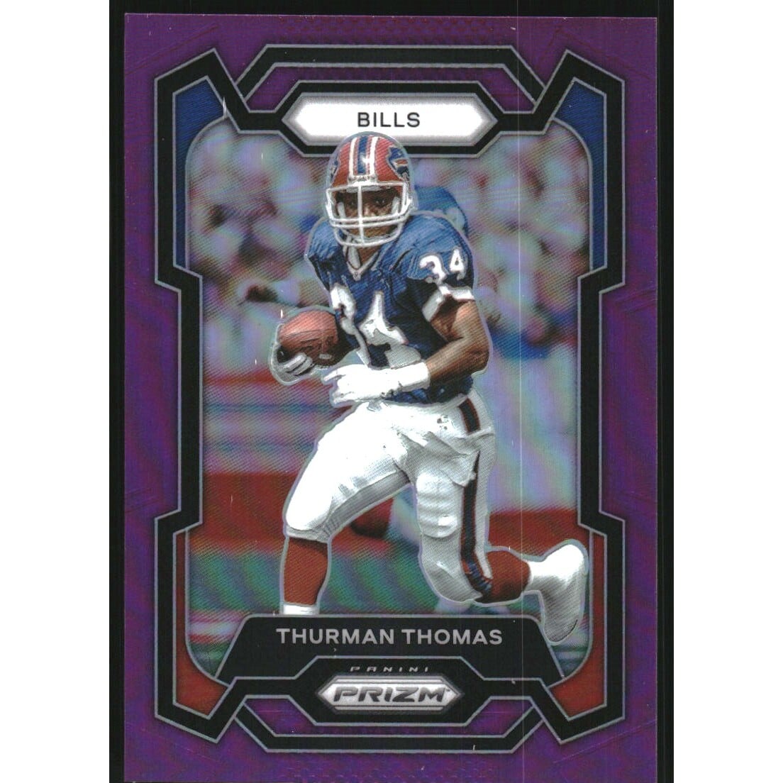 2023 Panini Prizm Prizms Purple #34 Thurman Thomas. rookie card picture
