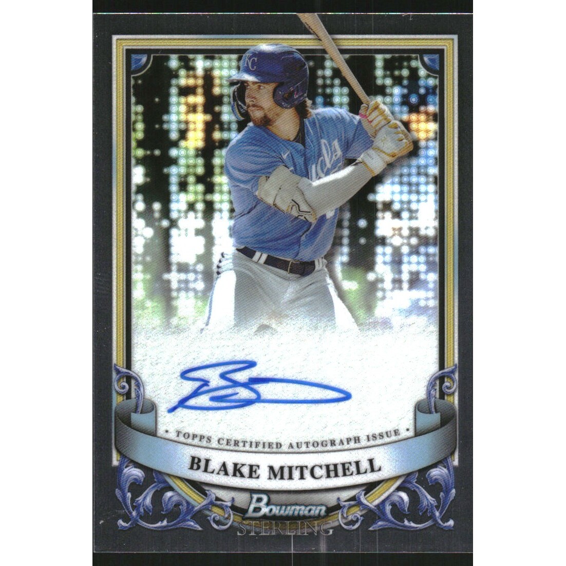 2024 Bowman Sterling Prospect Autographs #PABM Blake Mitchell. rookie card picture