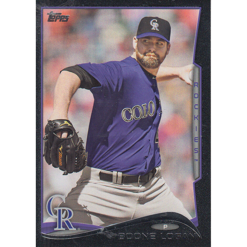 2014 Topps Update Black #US275 Boone Logan. rookie card picture