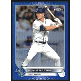 2022 Topps Chrome Blue Refractors #47 Adam Frazier
