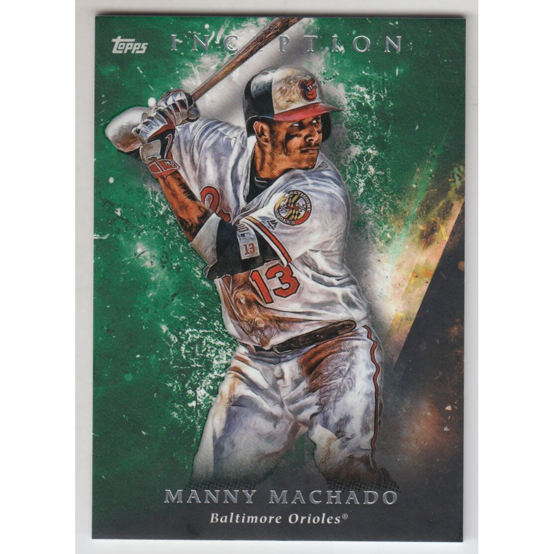 2018 Topps Inception Green #79 Manny Machado