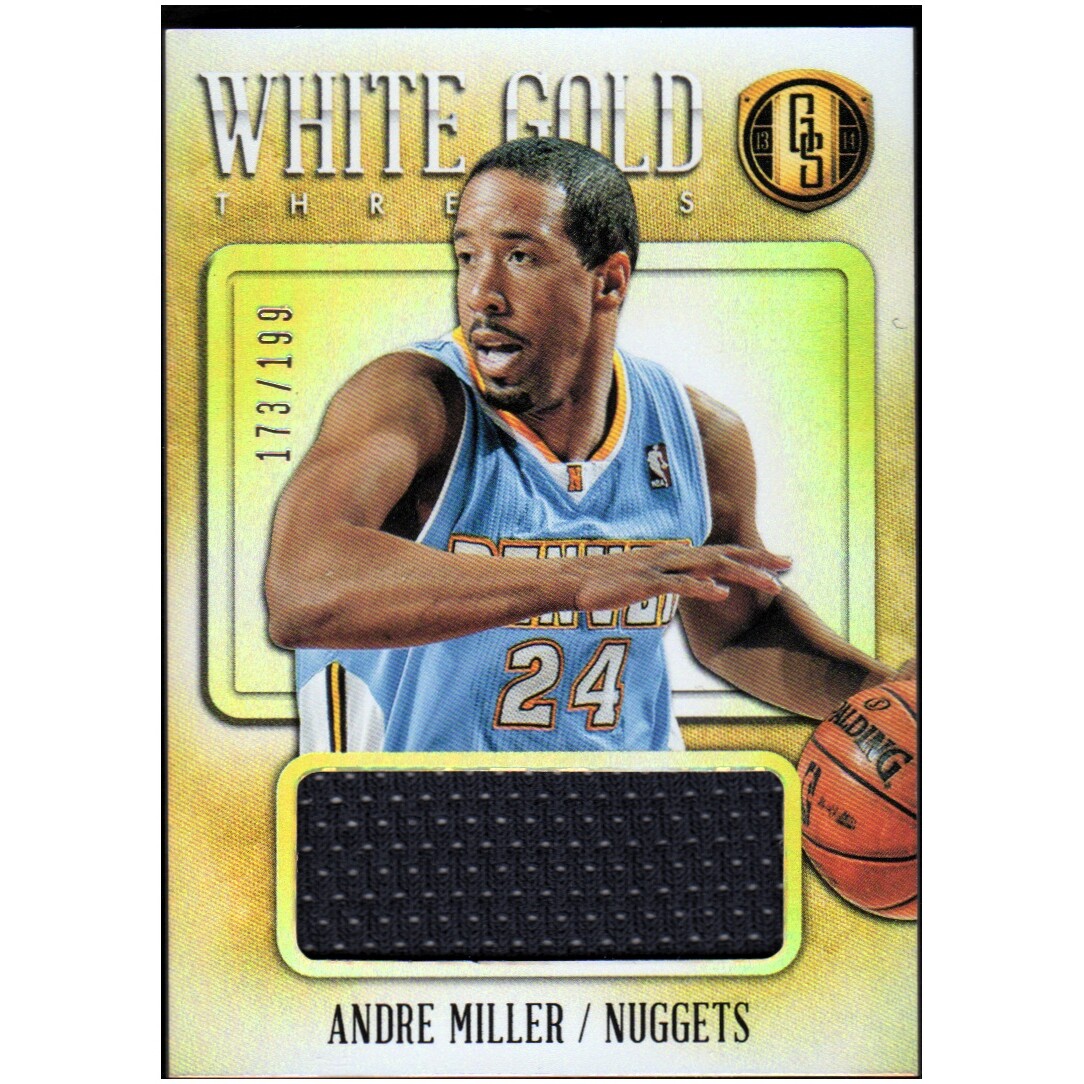 2013-14 Panini Gold Standard White Gold Threads #37 Andre Miller/199