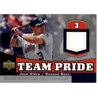 2006 Upper Deck Team Pride Materials #JV Jose Vidro Jsy