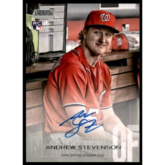 2018 Stadium Club Autographs #SCAAST Andrew Stevenson
