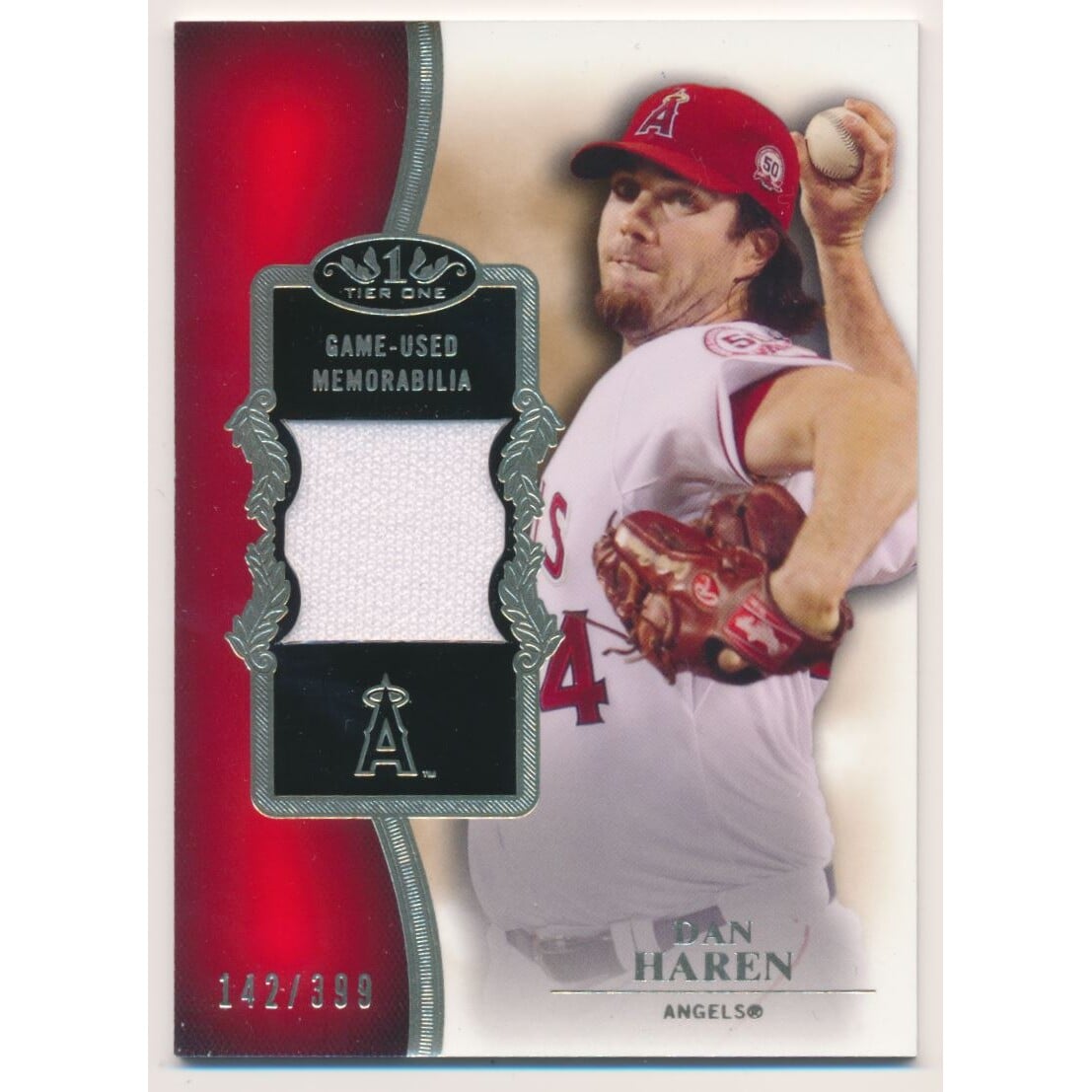 2012 Topps Tier One Relics #DH Dan Haren/399