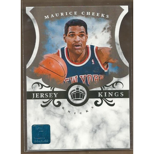 2010-11 Donruss Jersey Kings Die Cuts Sapphire #13 Maurice Cheeks. rookie card picture