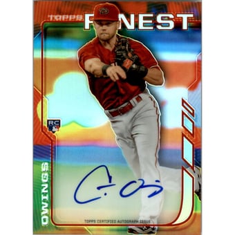 2014 Finest Rookie Autographs Refractors #RACO Chris Owings