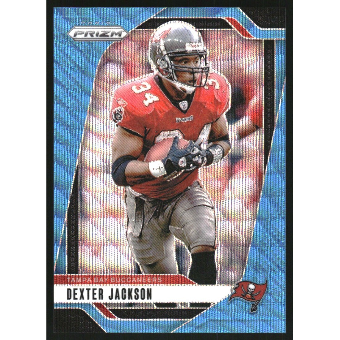 2024 Panini Prizm Prizms Blue Wave #276 Dexter Jackson