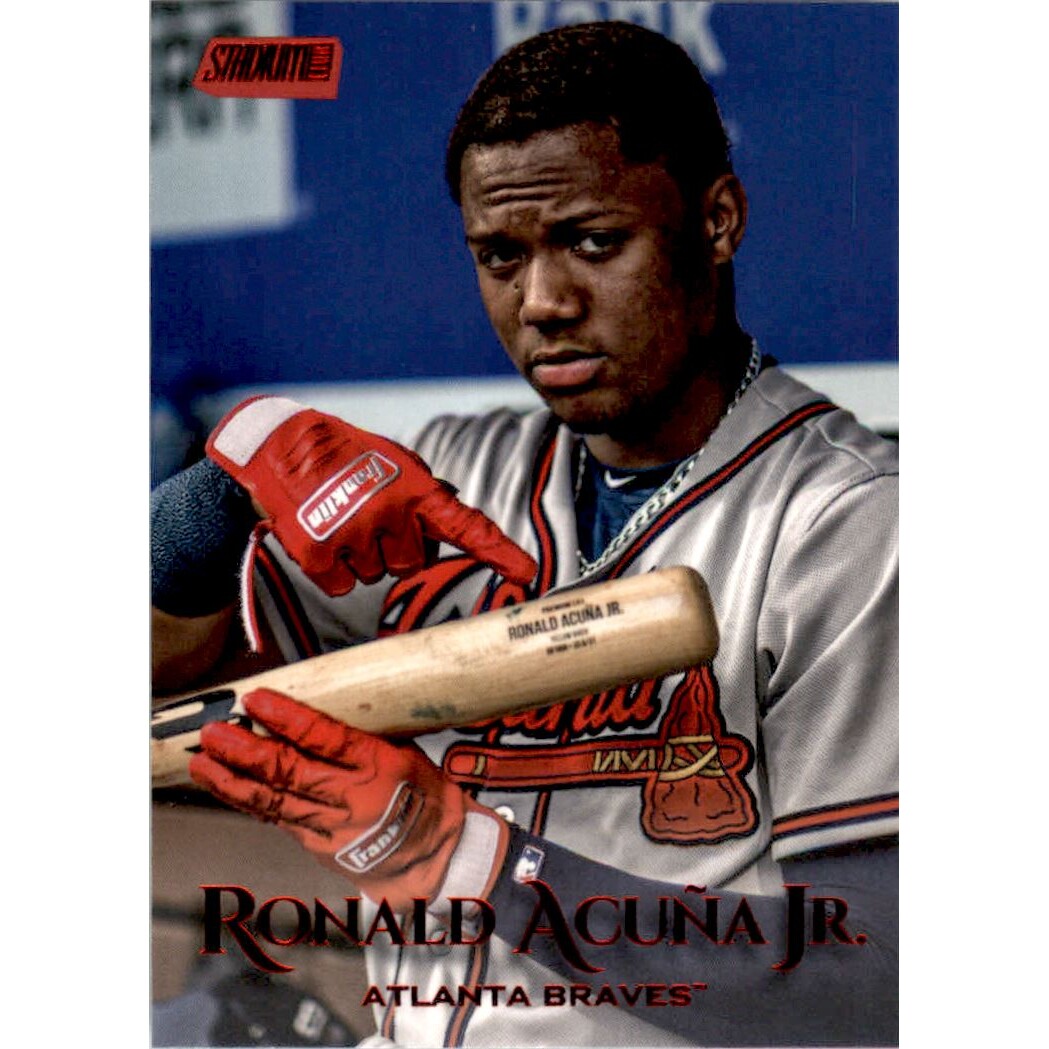 2019 Stadium Club Red Foil #56 Ronald Acuna Jr. 2019 Stadium Club Red Foil #56 Ronald Acuna Jr.