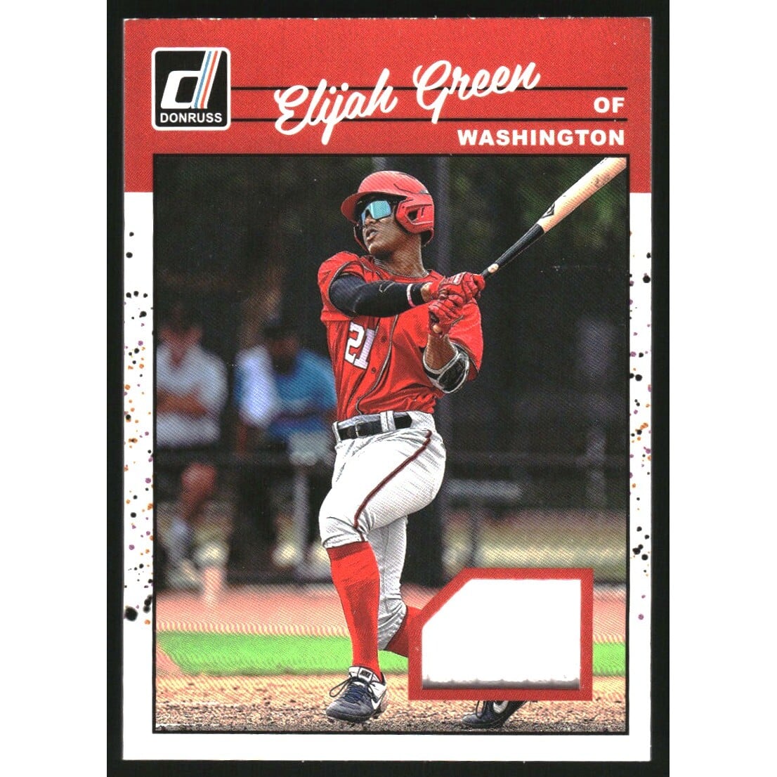 2023 Donruss Retro '90 Materials #17 Elijah Green. rookie card picture