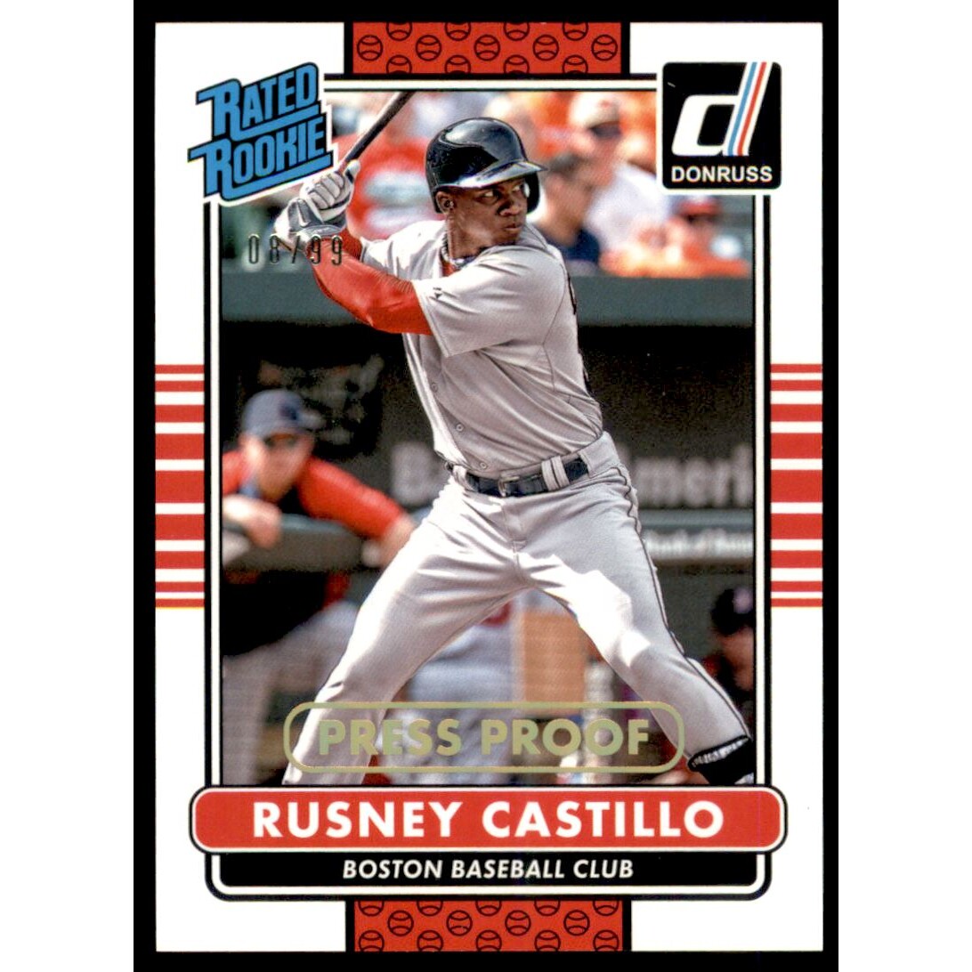 2015 Donruss Press Proofs Gold #31 Rusney Castillo RR