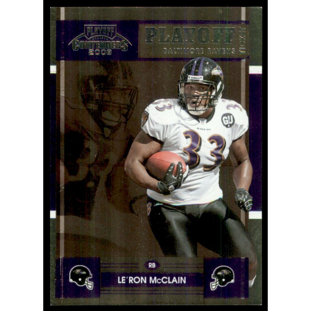 2008 Playoff Contenders Playoff Ticket #10 Le'Ron McClain