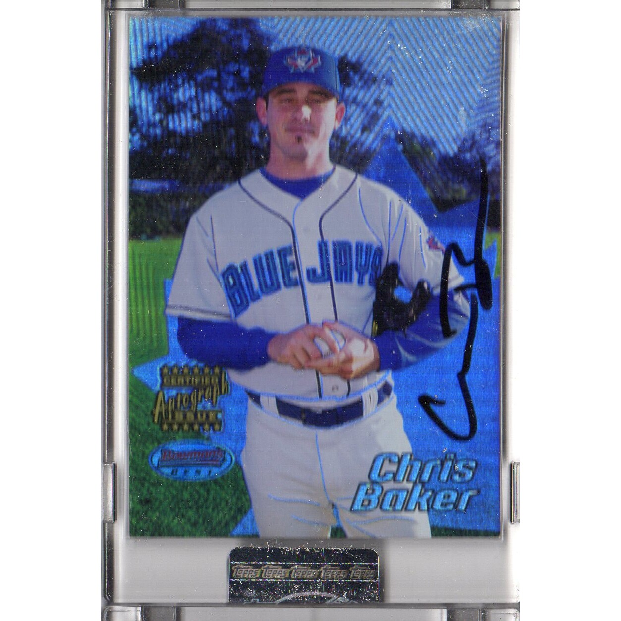 2002 Bowman's Best Uncirculated #126 Chris Baker AU