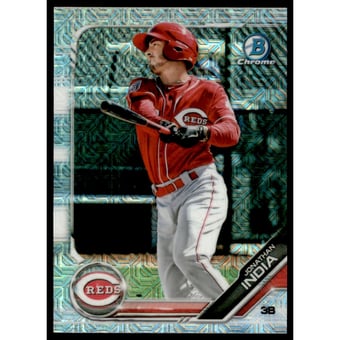 2019 Bowman Chrome Mega Box Prospects Refractors #BCP102 Jonathan India