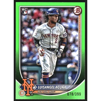 2025 Bowman Neon Green #83 Luisangel Acuna