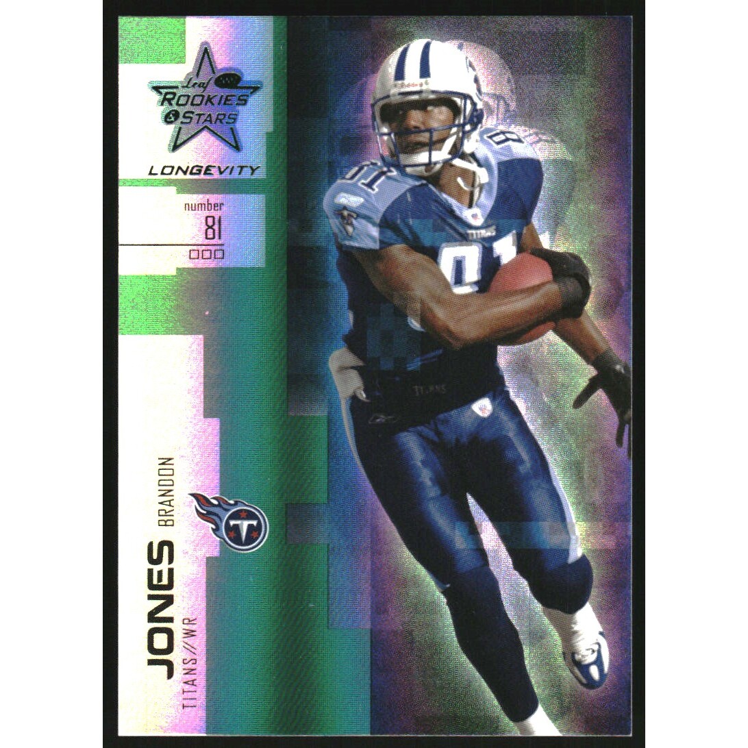 2007 Leaf Rookies and Stars Longevity Emerald #89 Brandon Jones