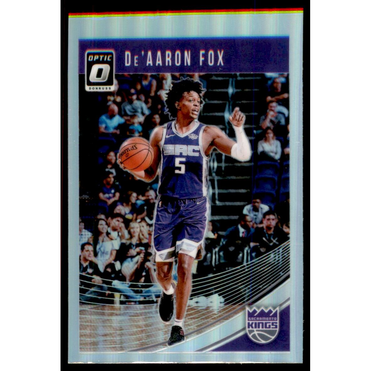 2018-19 Donruss Optic Holo #51 De'Aaron Fox