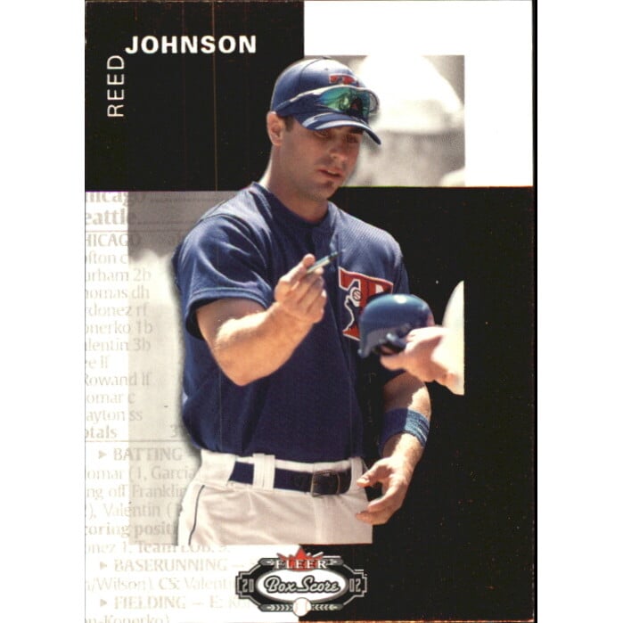 2002 Fleer Box Score First Edition #179 Reed Johnson RS. rookie card picture